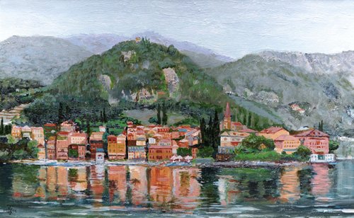 tableaux-de-paysages - Tableau  -Varenna, Lake Como, Italy, 2004-, Trevor Neal - Neal, Trevor