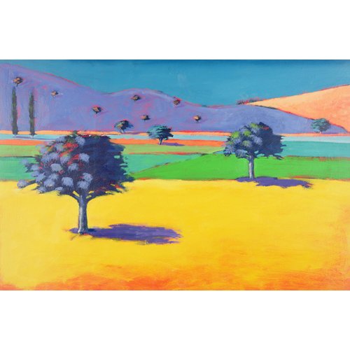 Tableau - Castlemorton (acrylic on card) -