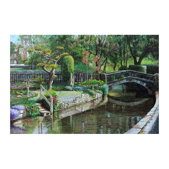 Tableau  -Bridge and Garden, Bakewell, Derbyshire, 2009-