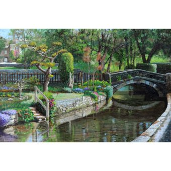  - Tableau  -Bridge and Garden, Bakewell, Derbyshire, 2009-, Trevor Neal - Neal, Trevor