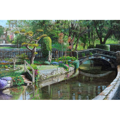 Tableau -Bridge and Garden, Bakewell, Derbyshire, 2009-, Trevor Neal