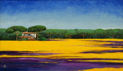 tableaux-de-paysages - Tableau  -Tuscan Landcape, 2010-, Trevor Neal - Neal, Trevor