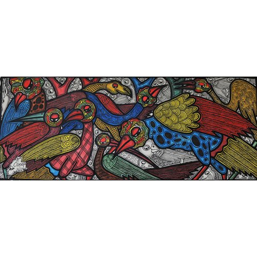 Tableau -Bird conference-, Muktair Oladoja