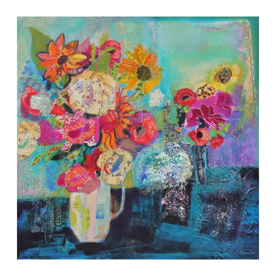 Tableau - Bring me Sunshine 2013 acrylic.paper collage-