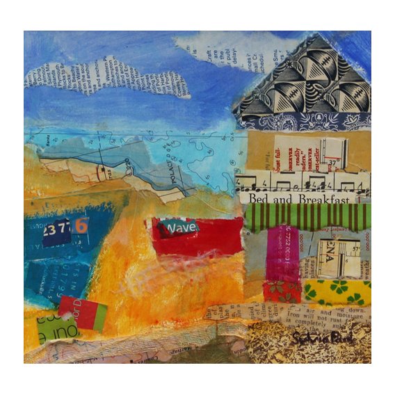 Tableau - B&B by the Sea 2013, acrylic.paper collage-