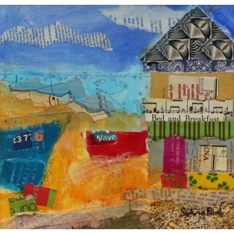  - Tableau - B&B by the Sea 2013, acrylic.paper collage-, Sylvia Paul - Paul, Sylvia