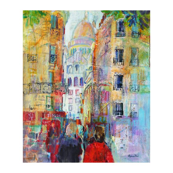 Tableau - An Evening Walk to Sacre Coeur-