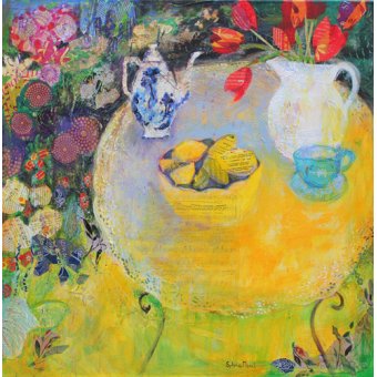  - Tableau - Lemon Tea in the Garden-, Sylvia Paul - Paul, Sylvia