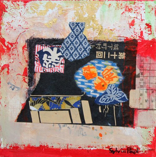 tableaux-modernes - Tableau - Table Top, Japan-, Sylvia Paul - Paul, Sylvia