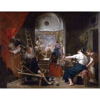  - Tableau -Las hilanderas-, Diego de Silva Velazquez - Velazquez, Diego de Silva