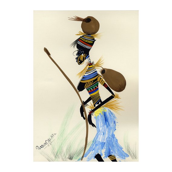 Tableau -Going for a hunt 1, 2008-