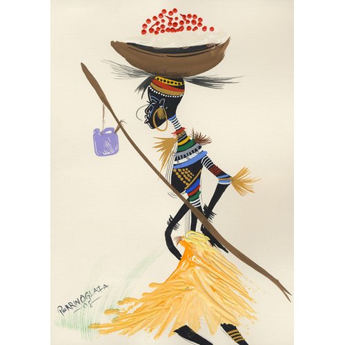 Tableau -Close to my hut, 2008-, Oglafa Ebitari Perrin
