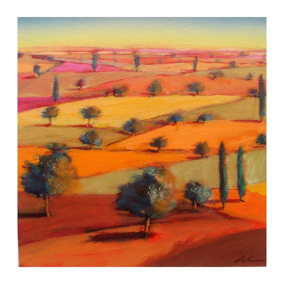 Tableau - Italy (acrylic on card)-