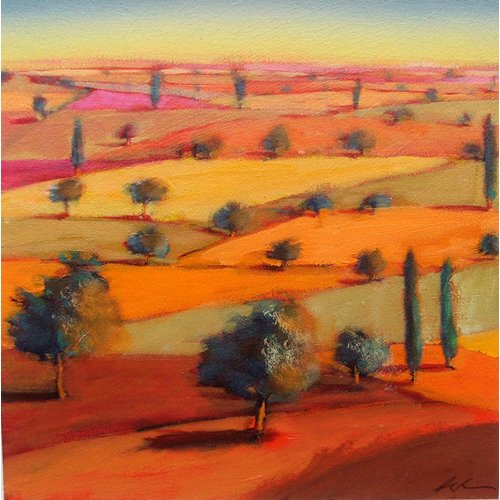 Tableau - Italy (acrylic on card)-