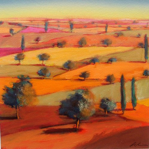 tableaux-de-paysages - Tableau - Italy (acrylic on card)-, Paul Powis - Powis, Paul
