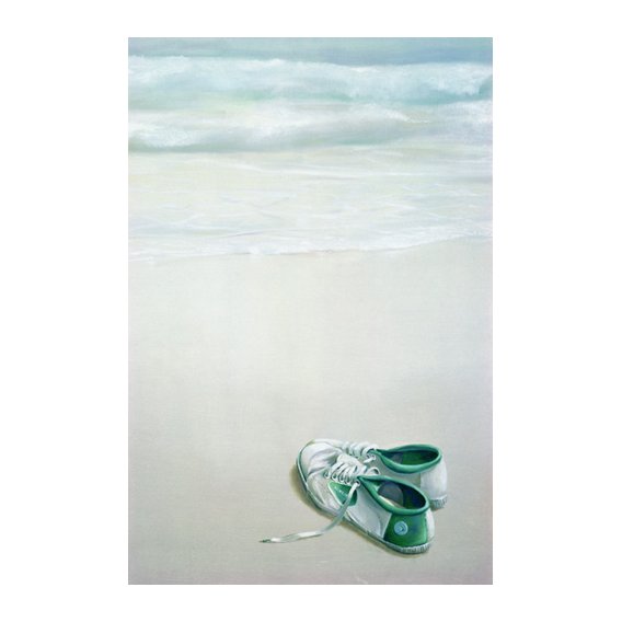 Tableau -Gym Shoes on Beach-