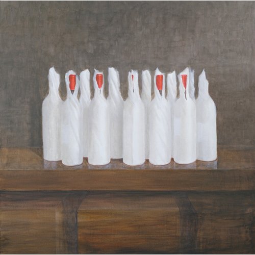 Tableau Nature Morte - Bottles in paper, 2005-, Lincoln Seligman