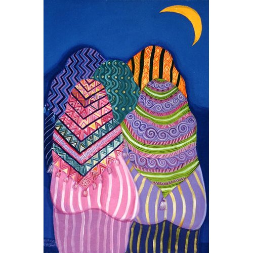 Tableau - Bottoms in the Moonlight, 1990 -, Laila Shawa