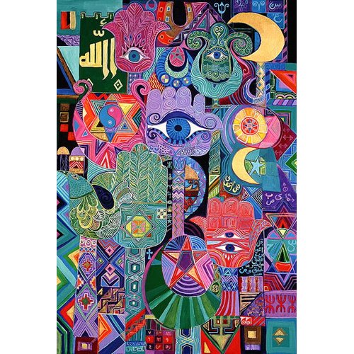 Tableau - Magical Symbols, 1992-, Laila Shawa