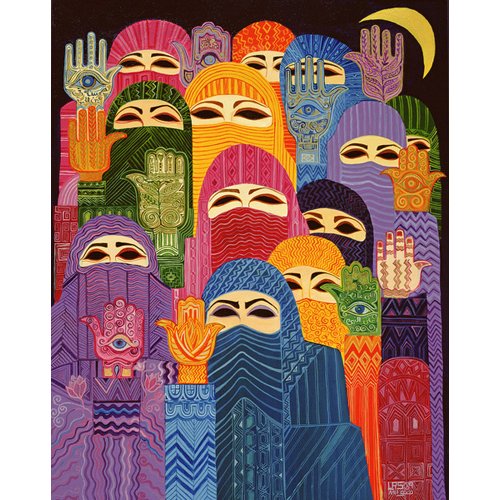 Tableau - The Hands of Fatima, 1989-, Laila Shawa