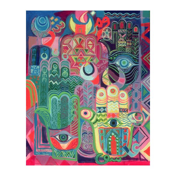 Tableau - Hands as Amulets II, 1992-
