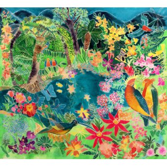 Tableaux de Marines - Cuadro de Marinas - Caribbean Jungle, 1993, Hilary Simon - Simon, Hilary