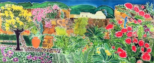 tableaux-pour-salon - Tableau - Convent Gardens, Antigua, 1993-, Hilary Simon - Simon, Hilary