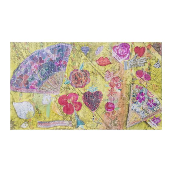 Tableau - Fan and Flowers-