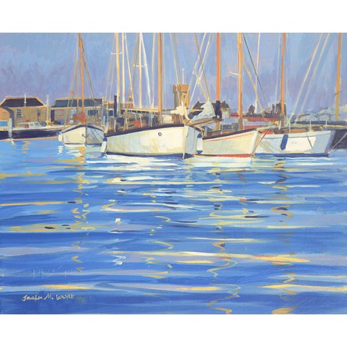 Tableau - Isle of Wight Old Gaffers, 2000 (oil on board) -