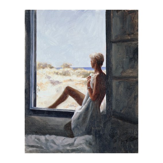 Tableau - Blue Sea Dream (oil on canvas board) -
