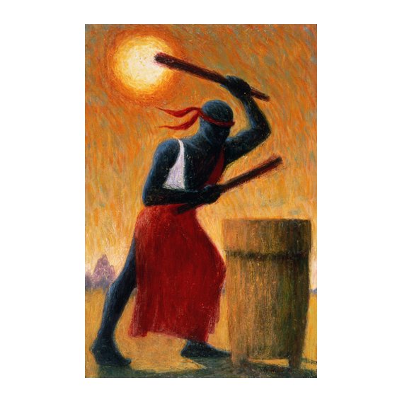 Tableau - The Drummer, 1993 (oil on canvas) -