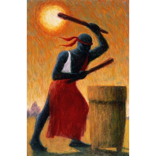 Tableau - The Drummer, 1993 (oil on canvas) -, Tilly Willis