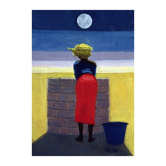 Tableau - Moonlit Evening, 2001 (oil on canvas)-