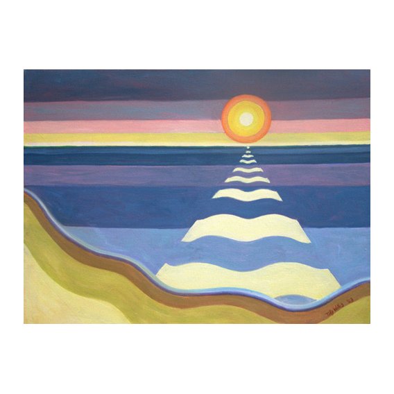 Tableau - Evening Sun, 2003 (oil on canvas)  -