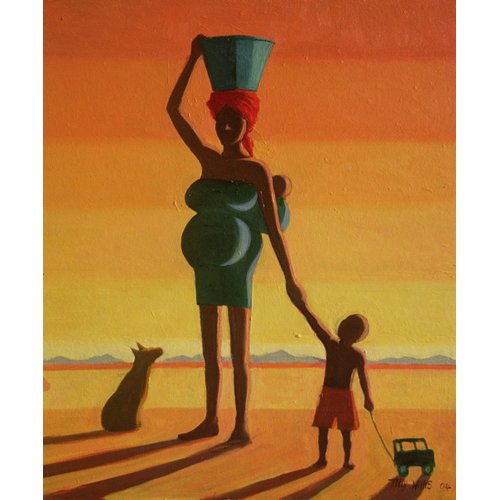 Tableau - Matriarch, 2004 (oil on canvas) -, Tilly Willis