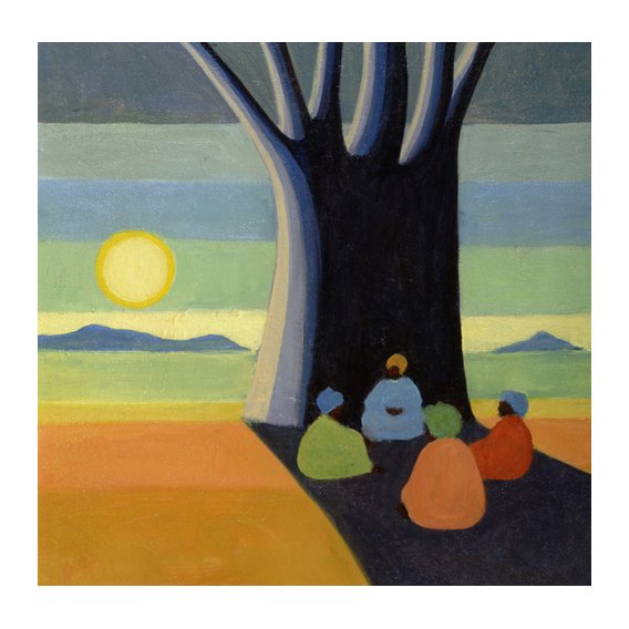 Tableau - The Meeting, 2005 (oil on canvas) -