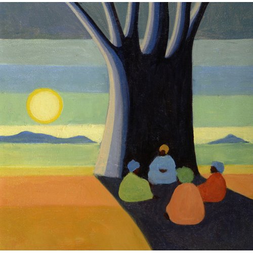 Tableau - The Meeting, 2005 (oil on canvas) -, Tilly Willis