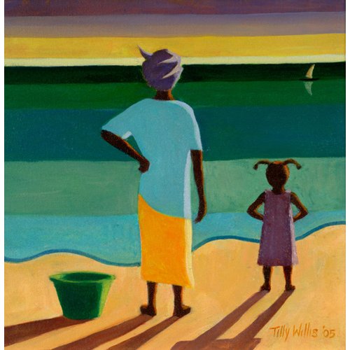 Tableau - Waiting, 2005 (oil on canvas) -, Tilly Willis