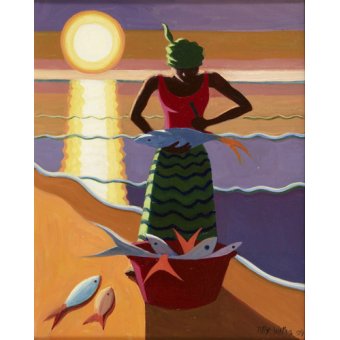 Tableaux Orientaux - Tableau - Fish Wife, 2009 (oil on canvas) -, Tilly Willis - Willis, Tilly