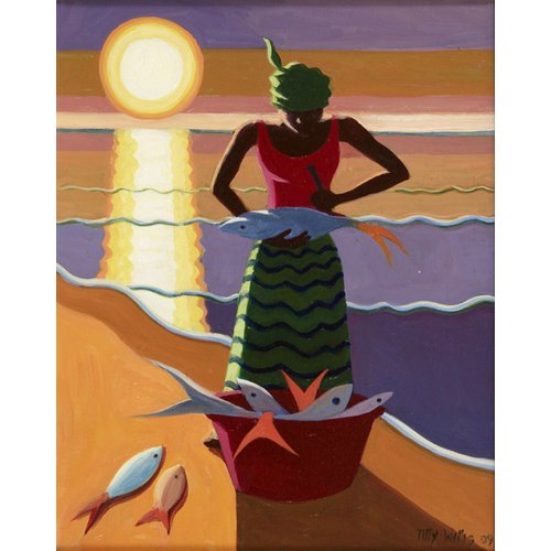 Tableau - Fish Wife, 2009 (oil on canvas) -