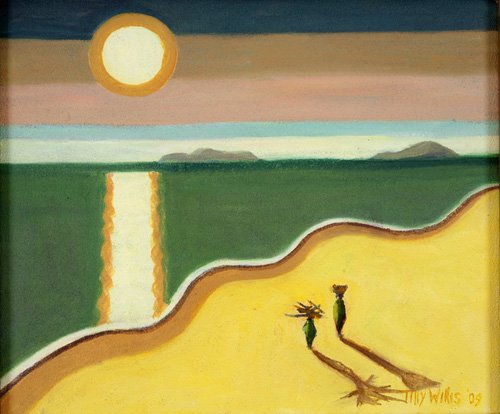 tableaux-orientaux - Tableau - Evening Sun,2010 (oil on canvas) -, Tilly Willis - Willis, Tilly