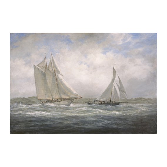 Tableau - Two Classics. 'Aello Beta' and 'Marigold' off the Isle of Wight, 2005 -