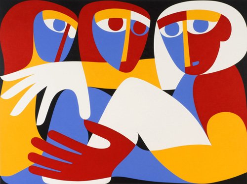 tableaux-abstraits - Tableau - Till Light Arise, 1988 (acrylic on board) -, Ron Waddams - Waddams, Ron