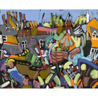  - Tableau - Judy au Jardin, 2010 (acrylic on canvas) -, Frances Treanor - Treanor, Frances