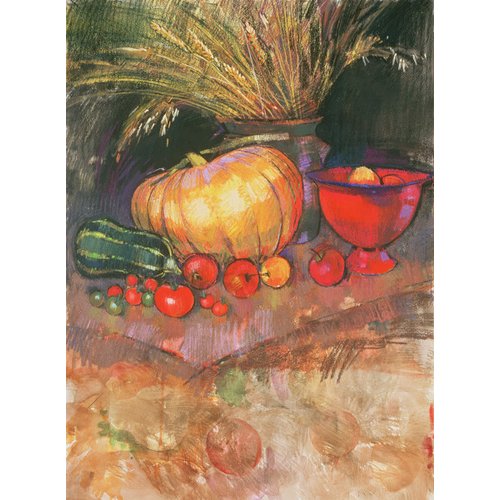 Tableau - Harvest (pastel on paper) -