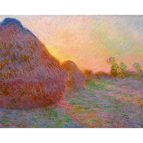 Tableau de Paysages - Meules, Claude Monet