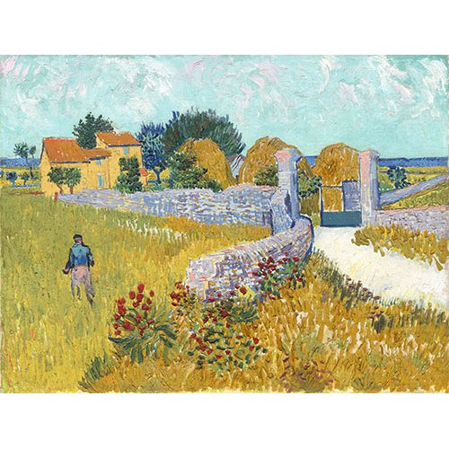 Tableau -Ferme de Provence, 1888-, Vincent Van Gogh