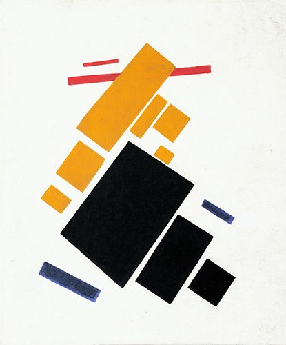 tableaux-abstraits - Tableau - Vol d'avion, 1915 -, Kazimir S. Malevich - Malevich, Kazimir S.
