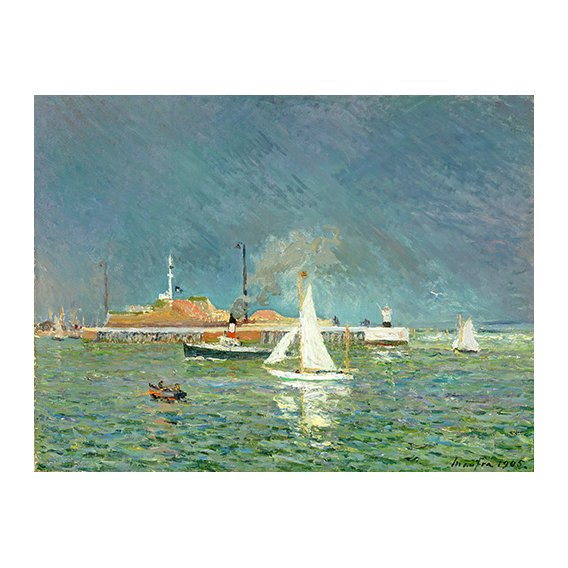 Tableau -Lorage entree des bateaux-