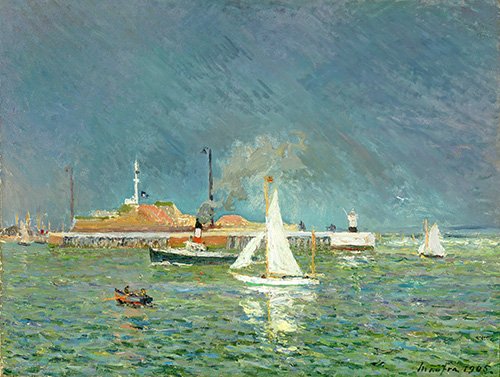 tableaux-de-marines - Tableau -Lorage entree des bateaux-, Maxime Maufra - Maufra, Maxime